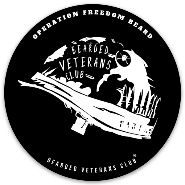 Operation Freedom Beard Helmet Sticker - 3