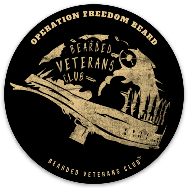 Operation Freedom Beard Helmet Sticker - 3